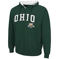Colosseum Ohio Bobcats Arch  Logo 30 Full-Zip Hoodie