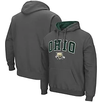 Colosseum Ohio Bobcats Arch and Logo Pullover Hoodie