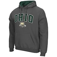 Colosseum Ohio Bobcats Arch and Logo Pullover Hoodie