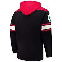 Colosseum Ohio State Buckeyes Big  Tall Hockey Lace-Up Pullover Hoodie