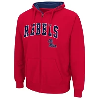 Colosseum Ole Miss Rebels Arch  Logo 30 Full-Zip Hoodie