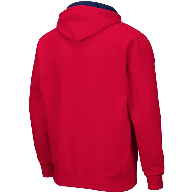 Colosseum Ole Miss Rebels Arch  Logo 30 Full-Zip Hoodie