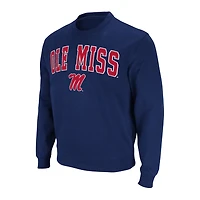 Colosseum Ole Miss Rebels Arch  Logo Pullover Sweatshirt