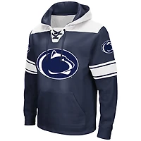 Colosseum Penn State Nittany Lions Big  Tall Hockey Lace-Up Pullover Hoodie