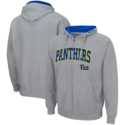 Colosseum Pitt Panthers Arch Logo 30 Full-Zip Hoodie