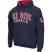 Colosseum Powder Ole Miss Rebels Double Arch Pullover Hoodie