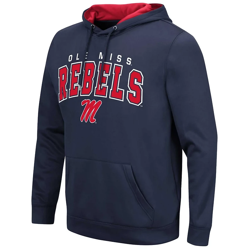 Colosseum Powder Ole Miss Rebels Resistance Pullover Hoodie