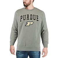 Colosseum Purdue Boilermakers Arch  Logo Crew Neck Sweatshirt