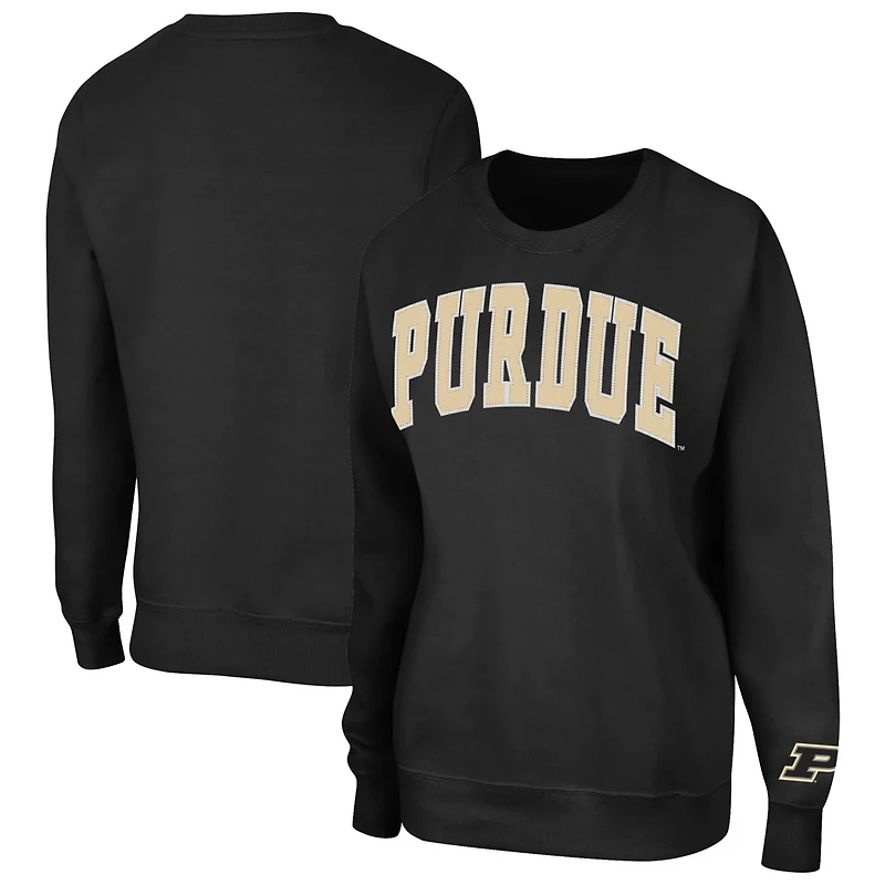 Colosseum Purdue Boilermakers Campanile Pullover Sweatshirt