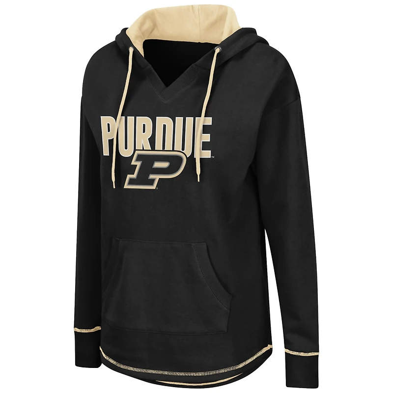 Colosseum Purdue Boilermakers Tunic Pullover Hoodie