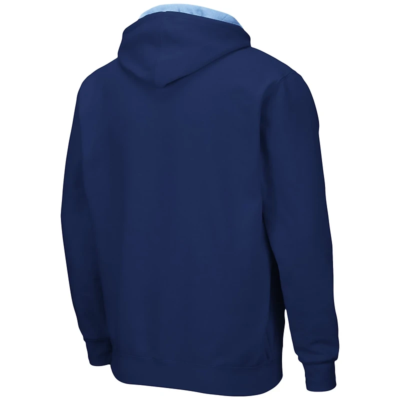 Colosseum Rhode Island Rams Arch  Logo 30 Full-Zip Hoodie