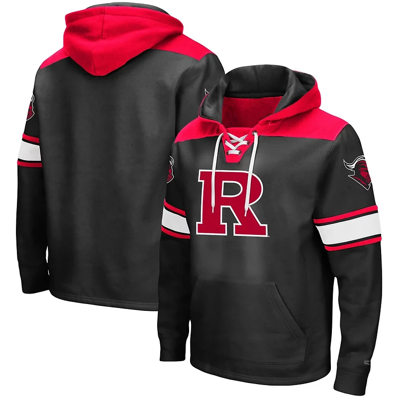 Colosseum Rutgers Scarlet Knights 20 Lace-Up Pullover Hoodie