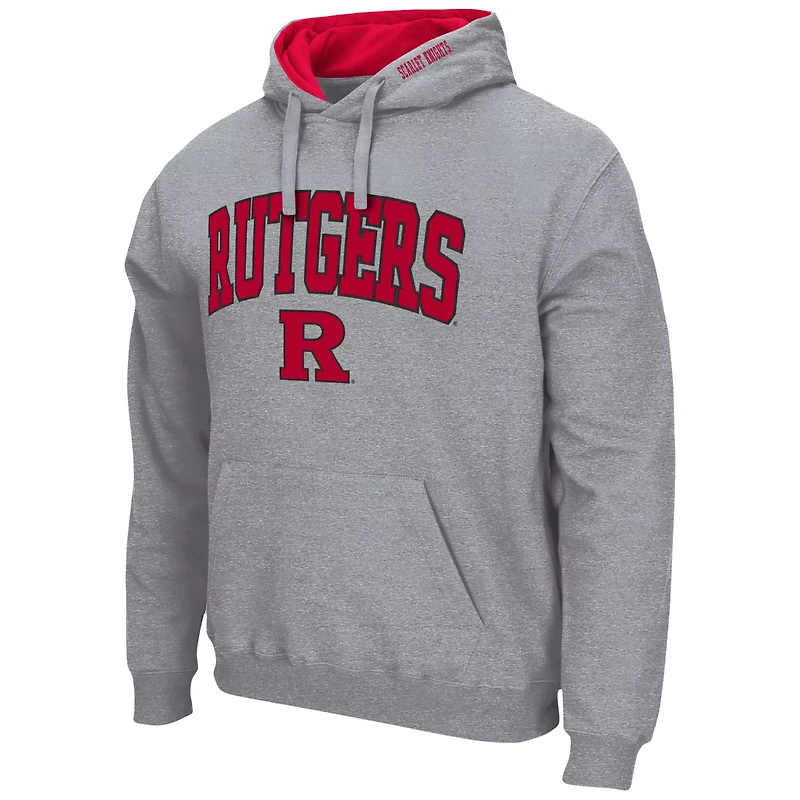 Colosseum Rutgers Scarlet Knights Arch  Logo 30 Pullover Hoodie