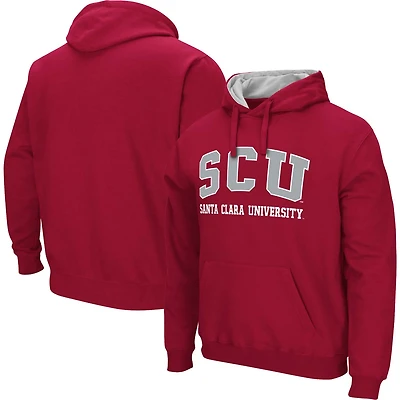 Colosseum Santa Clara Broncos Arch  Logo 30 Pullover Hoodie