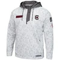 Colosseum South Carolina Gamecocks OHT Military Appreciation Quarter-Zip Hoodie