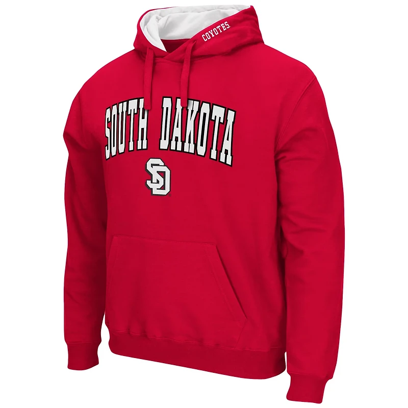 Colosseum South Dakota Coyotes Arch and Logo Pullover Hoodie