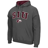 Colosseum Southern Illinois Salukis Arch and Logo Pullover Hoodie