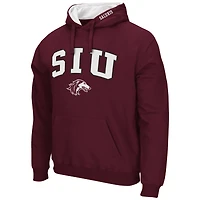 Colosseum Southern Illinois Salukis Arch and Logo Pullover Hoodie