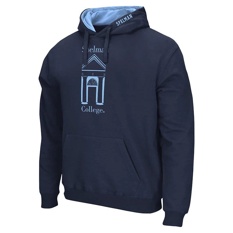 Colosseum Spelman College Jaguars Arch  Logo Pullover Hoodie