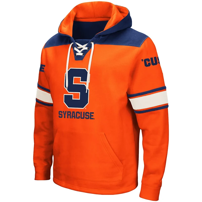 Colosseum Syracuse 20 Lace-Up Pullover Hoodie