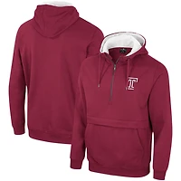 Colosseum Temple Owls Team Half-Zip Pullover Hoodie