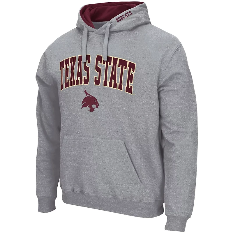 Colosseum Texas State Bobcats Arch and Logo Pullover Hoodie