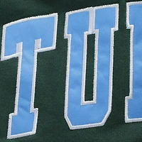 Colosseum Tulane Wave Arch  Logo Tackle Twill Pullover Sweatshirt