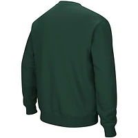 Colosseum Tulane Wave Arch  Logo Tackle Twill Pullover Sweatshirt