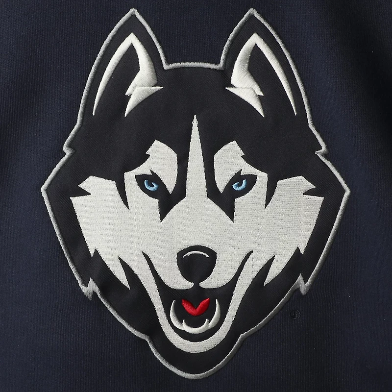 Colosseum UConn Huskies 20 Lace-Up Pullover Hoodie