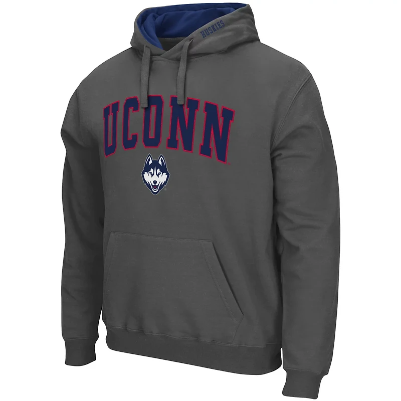 Colosseum UConn Huskies Arch Logo 30 Pullover Hoodie