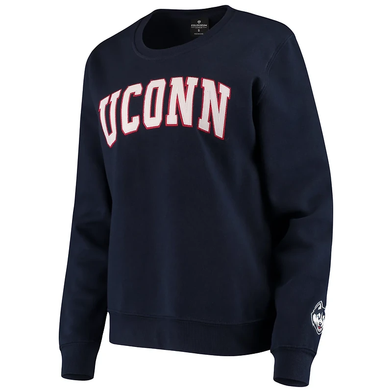 Colosseum UConn Huskies Campanile Pullover Sweatshirt