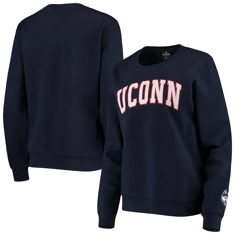 Colosseum UConn Huskies Campanile Pullover Sweatshirt