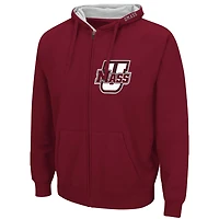Colosseum UMass Minutemen Arch  Logo 30 Full-Zip Hoodie