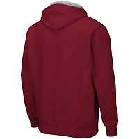 Colosseum UMass Minutemen Arch  Logo 30 Full-Zip Hoodie