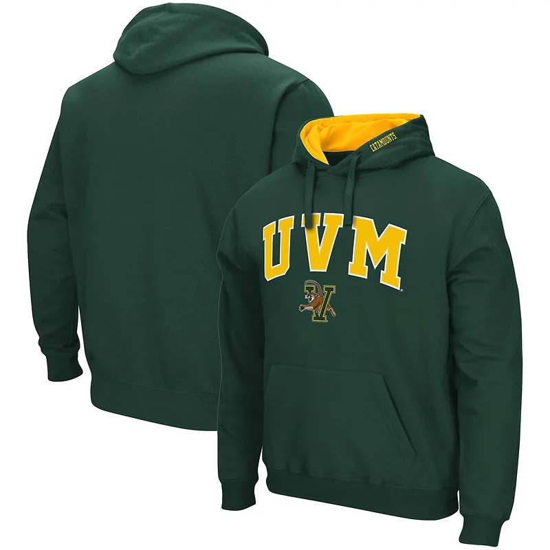 Colosseum Vermont Catamounts Arch and Logo Pullover Hoodie