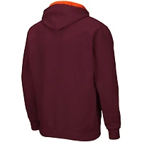 Colosseum Virginia Tech Hokies Big  Tall Full-Zip Hoodie