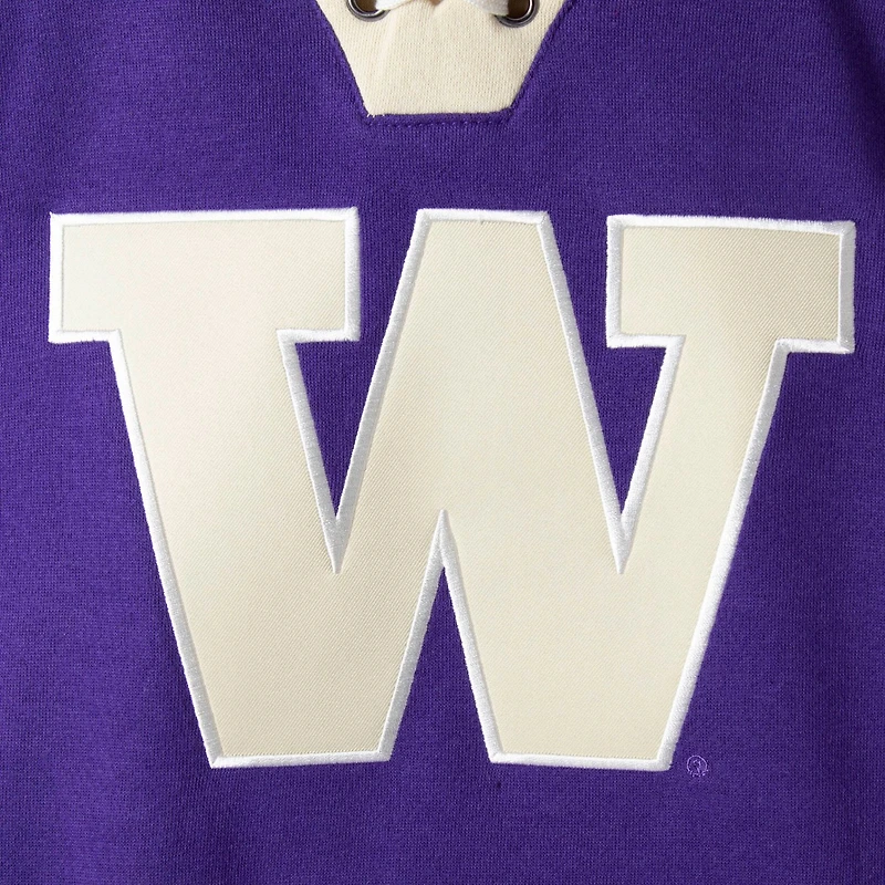 Colosseum Washington Huskies 20 Lace-Up Pullover Hoodie