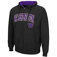 Colosseum Washington Huskies Arch  Logo 30 Full-Zip Hoodie