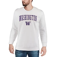 Colosseum Washington Huskies Arch  Logo Crew Neck Sweatshirt