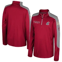 Colosseum Washington State Cougars OHT Military Appreciation Cyclone Quarter-Zip Windshirt