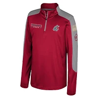 Colosseum Washington State Cougars OHT Military Appreciation Cyclone Quarter-Zip Windshirt