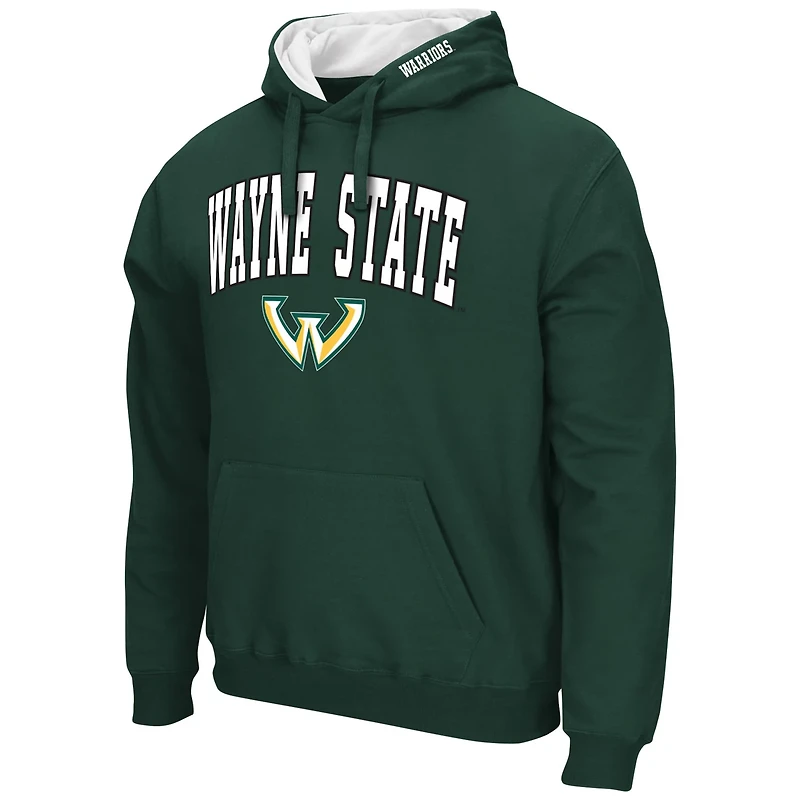 Colosseum Wayne State Warriors Arch Logo 30 Pullover Hoodie