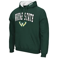 Colosseum Wayne State Warriors Arch  Logo 30 Pullover Hoodie