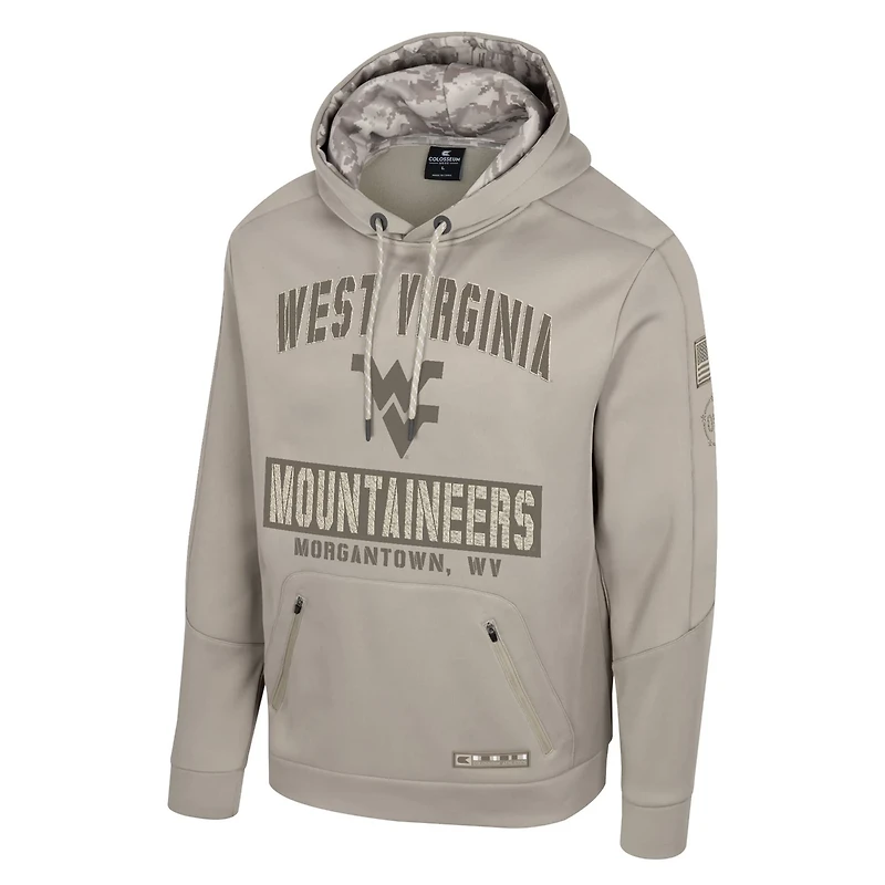 Colosseum West Virginia Mountaineers Big  Tall Operation Hat Trick Battalion Hoodie Sweatshirt