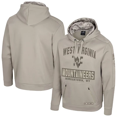 Colosseum West Virginia Mountaineers Big Tall Operation Hat Trick Battalion Hoodie Sweatshirt