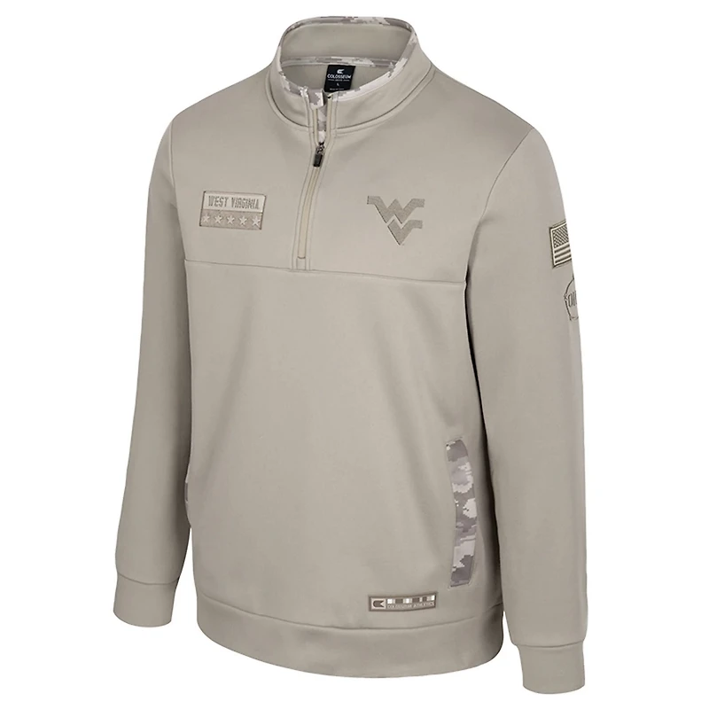 Colosseum West Virginia Mountaineers Operation Hat Trick Battalion Quarter-Zip Pullover