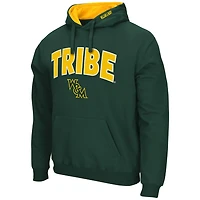Colosseum William  Mary Tribe Arch and Logo Pullover Hoodie