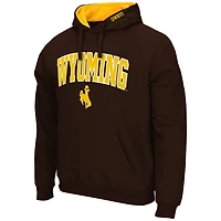Colosseum Wyoming Cowboys Arch and Logo Pullover Hoodie