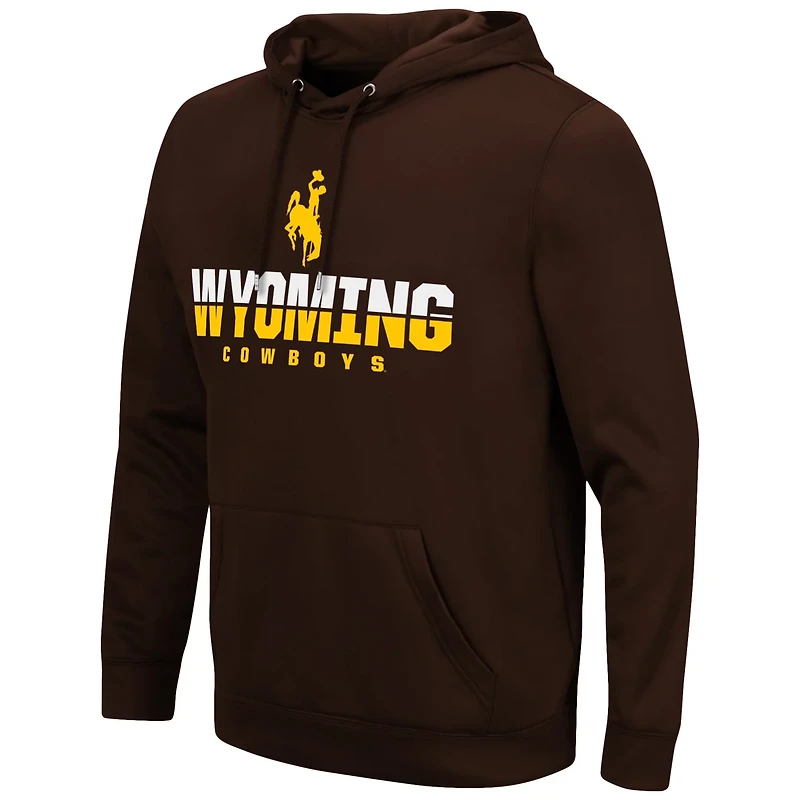 Colosseum Wyoming Cowboys Lantern Pullover Hoodie