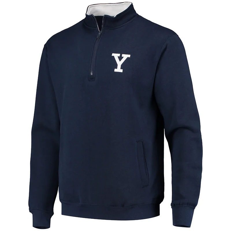 Colosseum Yale Bulldogs Tortugas Logo Quarter-Zip Jacket